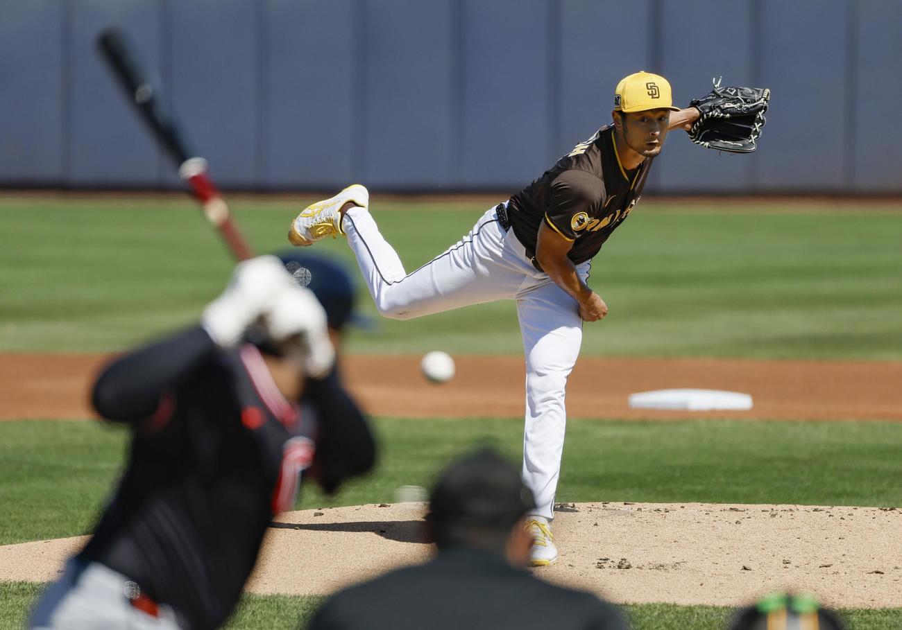 【MLB】ダルビッシュ有、オープン戦初登板　3回途中4安打2失点　最速154キロ、変化球のキレ抜群